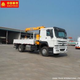 Made in China Factory Sale HOWO 15 Tons Truck Mounted Crane with 3 Tons Crane