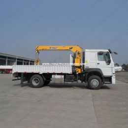 Sinotruk HOWO Cargo Truck with 10 Ton Crane