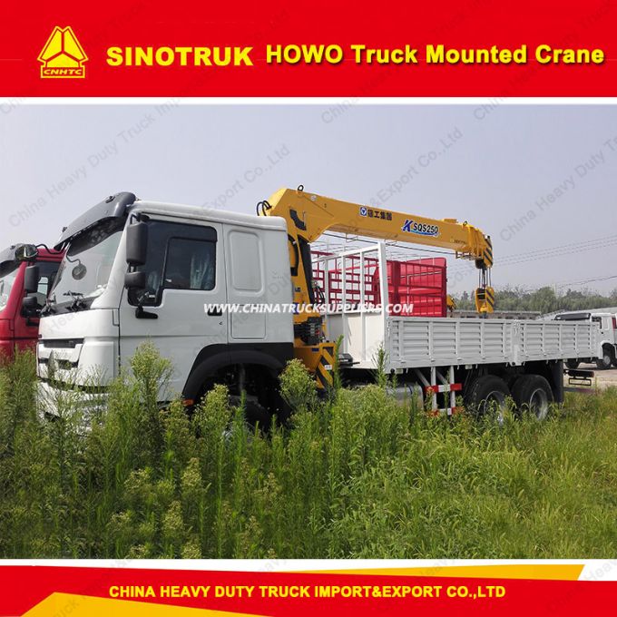 Sinotruk HOWO Truck 6*4 Mounted Crane Truck/Heavy Truck 