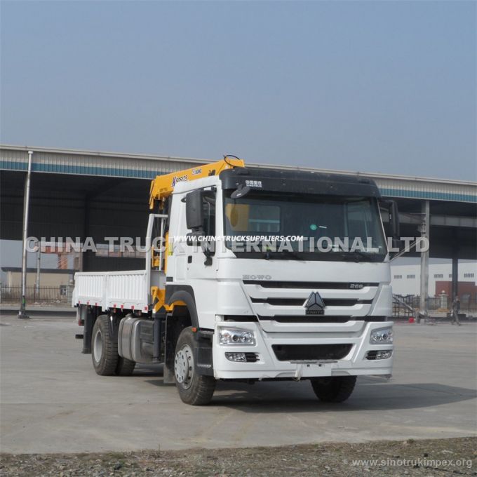 10t Crane Truck Sino HOWO 4X2 Truck Mounted Crane 