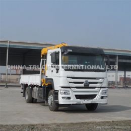 10t Crane Truck Sino HOWO 4X2 Truck Mounted Crane