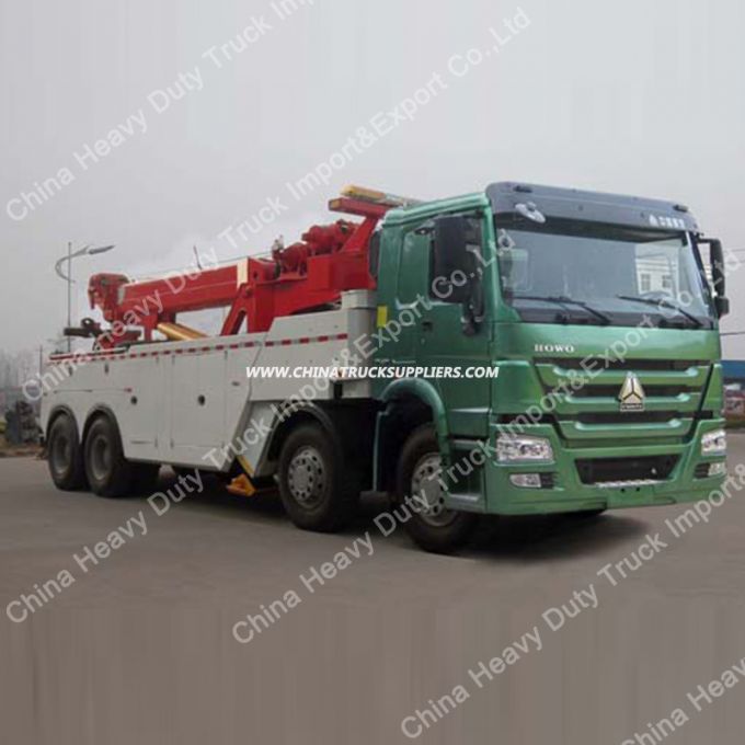 Sinotruk 8X4 60 Tons 371HP Wrecker Towing Truck 