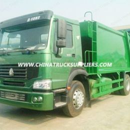 HOWO Rear Loading 12-18m3 Compression Garbage Truck