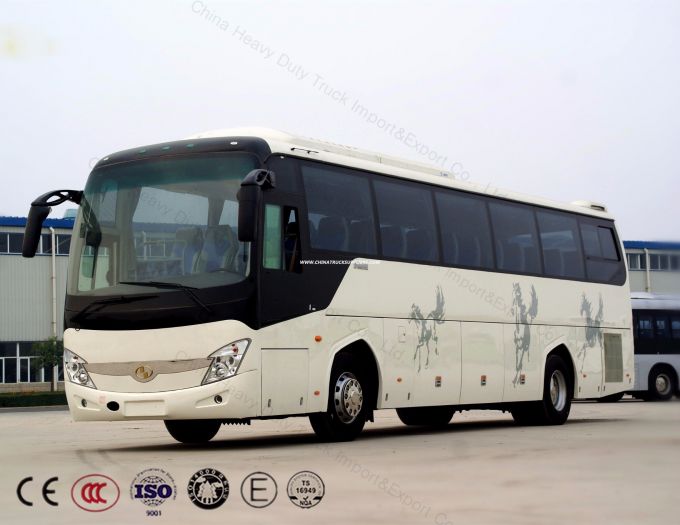 4X2 12m 60 Passenger Bus with Toilet/Coach Buses for Sale Images 1