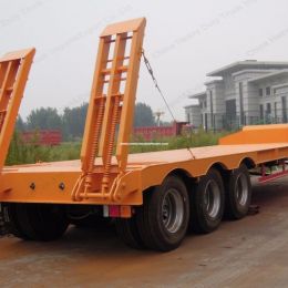 3 Axle Fuwa 40FT 35-50ton Low Bed/Low Boy Semi Trailer