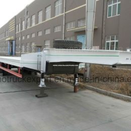 3 Axle Low Bed Cargo Semi Trailer for Transportation