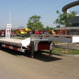 50ton Low Bed Semi Trailer Truck for Sales