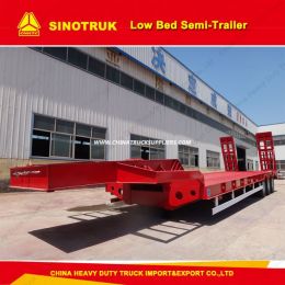 50ton Low Bed Trailer/Semi Truck Trailers for Sale