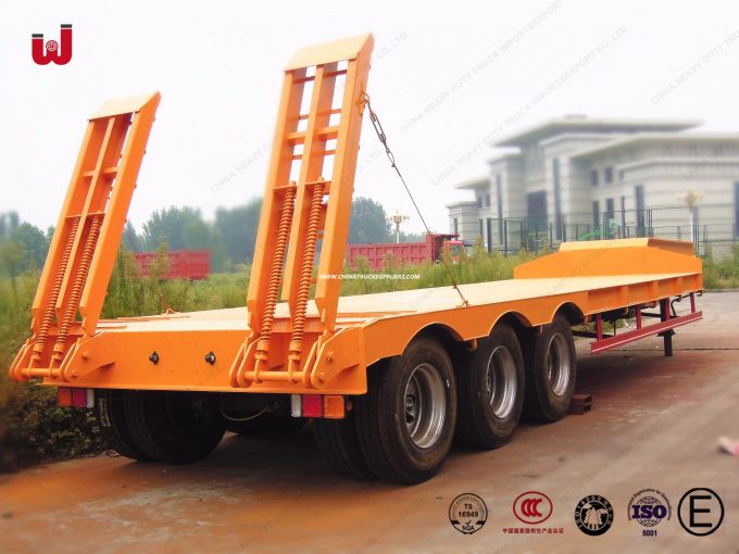 50ton Low Bed Semi Trailer Utility Trailers 