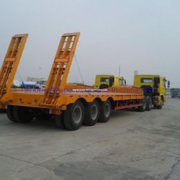 3 Axles Low Bed Semi Trailer