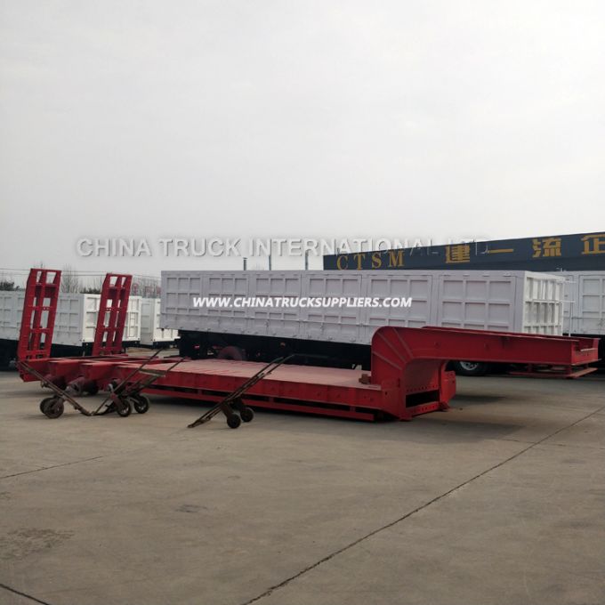 20FT 40FT Flatbed Container or Skeleton Semi Trailer Price 