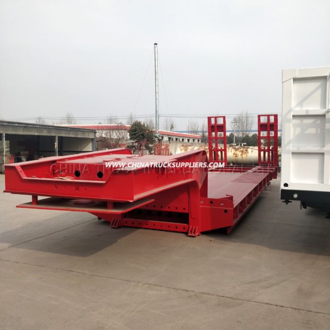 3 Axles High Bed Truck Trailer Skeleton Trailer for Sale 