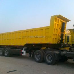 Sinotruk Strong Cargo Box 60 Tons Dump Truck Semi Trailer with High Quality