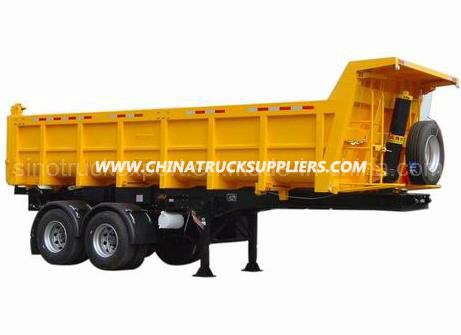 HOWO 2 Axles 3 Axles Dump Semi Trailer Tipper Trailer for Sale 