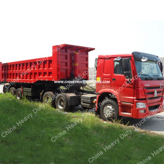 Rear Tilt Heavy Duty 60-80 Tons Utility Trailers/Dump Trailer 