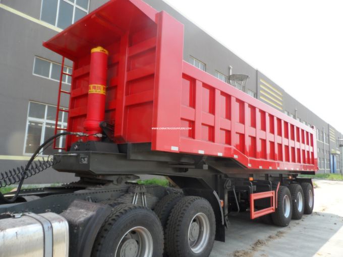 Fuwa Axle Sinotruk 28 Ton Dump Truck Semi Trailer Tipper Truck Semi Trailer 