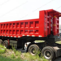 80ton 100ton 3 Axles Dump Tipper Semi Trailer Truck Trailer