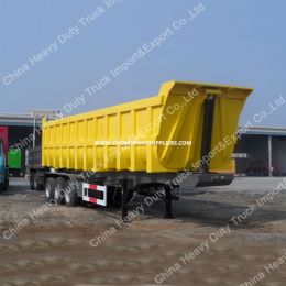 Sinotruk Strong Cargo Box 60 Tons Mining Dump Semi Trailer