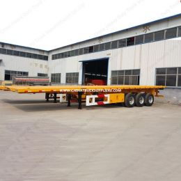 Sinotruk Truck Trailer Manufacturers Flatbed Container Semi Trailer for Sale