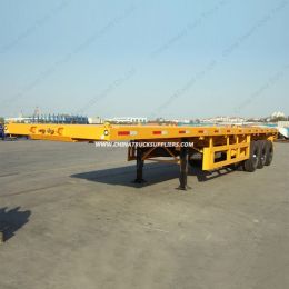 Tri-Axle 60ton 40FT Flatbed Semi Trailer for Sale