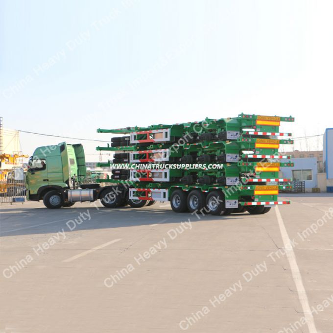 40 FT/43 FT/45 FT /53 Ftcontainer Trailer/Flatbed Semi Trailer/Skeleton Container 