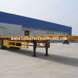 2/3 Axles 40 FT Flatbed Semi Truck Trailer/Container Flatbed Semi Trailer