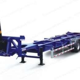 20FT 40FT 45FT 53FT Skeleton Container Transport Semi Trailer