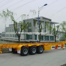 40 FT Container Transport Skeleton Semi Truck Trailer Chassis for Sale