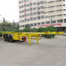 Factory 40FT Container Semi Trailer 20FT Skeleton Chassis Hot Sale