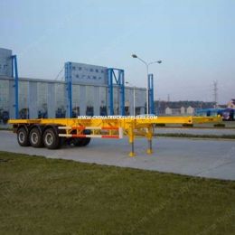 Tri Axle 40FT Skeletal Container Trailer Skeleton Semi Trailer for Sale