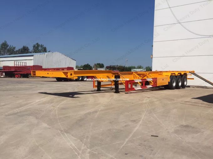 Hot Selling Shipping Container Chassis Carrier 20FT /40FT Skeleton Semi Trailer 