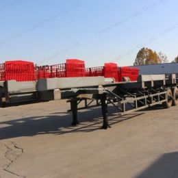 Low Price High Quality 3 Axle 20FT Skeleton Container Semi Trailer for Sale