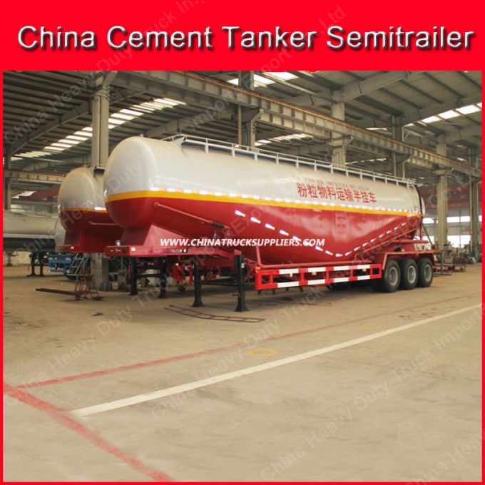 40-60m3 Vertical Bulk Cement Tanker/Tank Semi Truck Trailer 