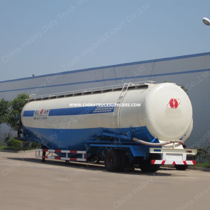 2018 50t 60t 80t Bulk Cement Bulker Transporter Tank Tanker Truck Carrier Semi Trailer for Sale 