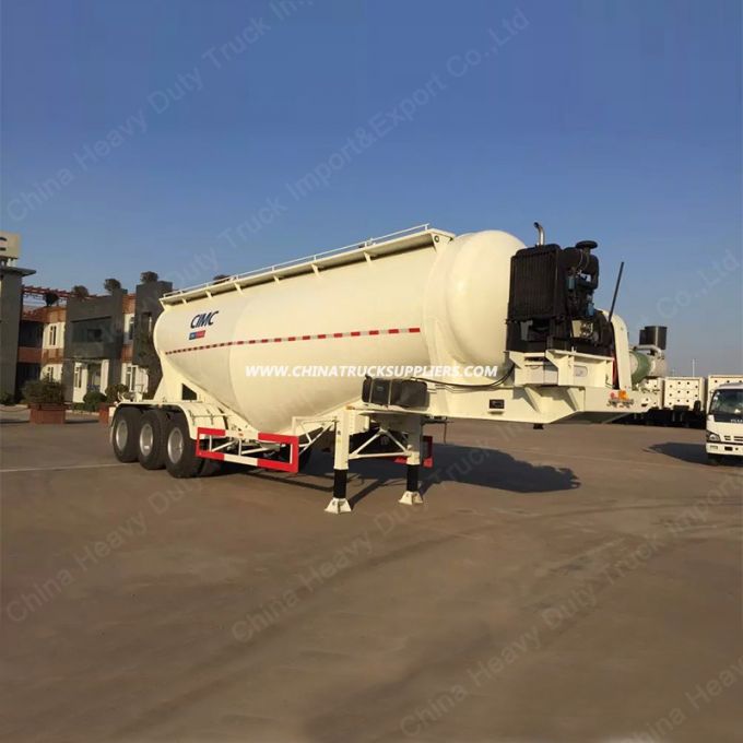 Tri-Axles 40cbm Dry Bulk Cement Tanker Semi Trailer 