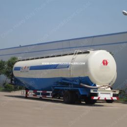 China Dry Cement Bulk Tanker Semi Trailer with Air Compressor, 65m3 Cement Bulker for Sale Dubai