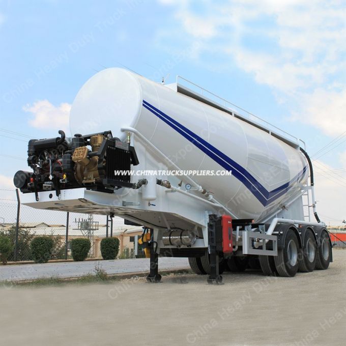 25- 85 Cubic Meters Bulk Cement Tanker Semi Trailer Concrete Powder Tanker Trailer 