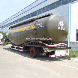 Tri Axles 12 Wheels 45cbm Banana Powder Tanker Bulk Cement Carrier Cement Bulker Semi Truck Trailers