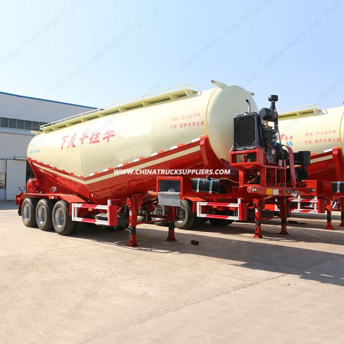 3 Alxe 40cbm 45 Cbm Dry Bulk Cement Tanker Cement Bulker Tank Semi Trailer for Dangote 