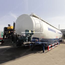 3 Axles 50cbm Fly Ash Powder Transport Bulk Cement Tanker Semi Trailer