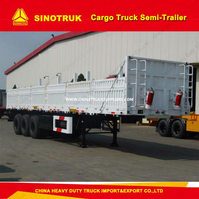 40FT Tri-Axle Heavy Duty Cargo Truck Utility Semi Trailer Truck Trailer 