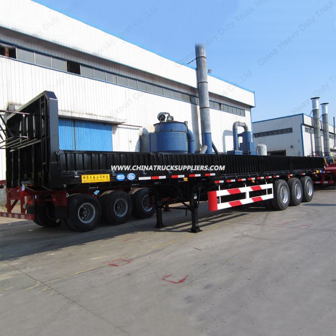 50ton 3 Axle Tri-Axle Cargo Semi Trailer for Hot Sale 