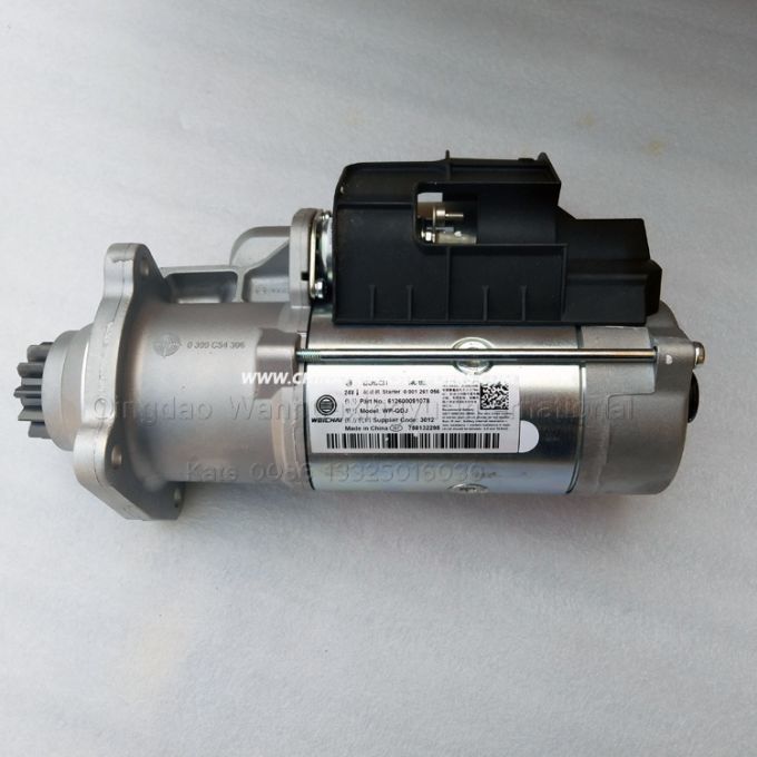 Bus Engine Spare Parts 3708-00332 Starter Motor for Yutong Bus 