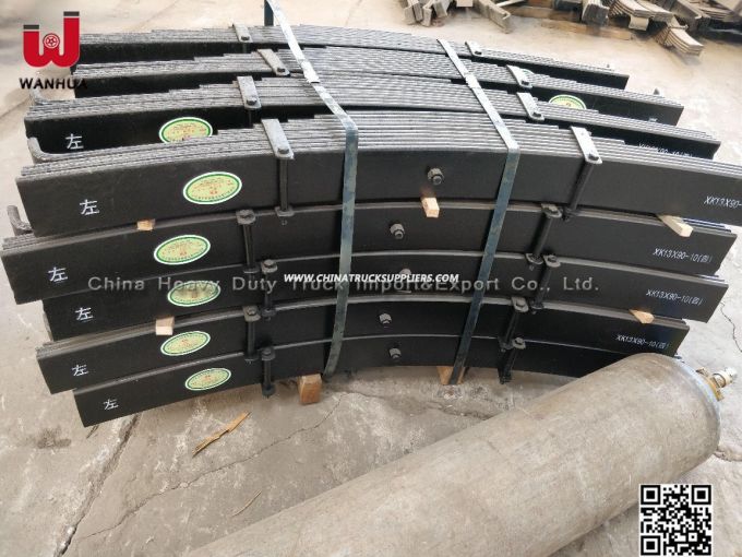 Trailer Spare Parts 16mm Thickness 90mm Width Trailer Leaf Springs (8-12 Pecs) 