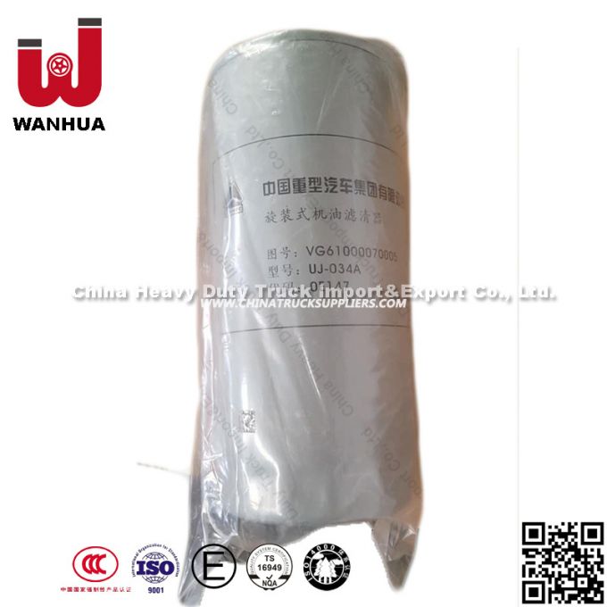 Sinotruk Truck Spare Parts Fuel Filter for Diesel Engine Images 1