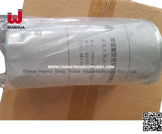 China Truck Spare Parts Oil Filter Parts (Vg61000070005) 