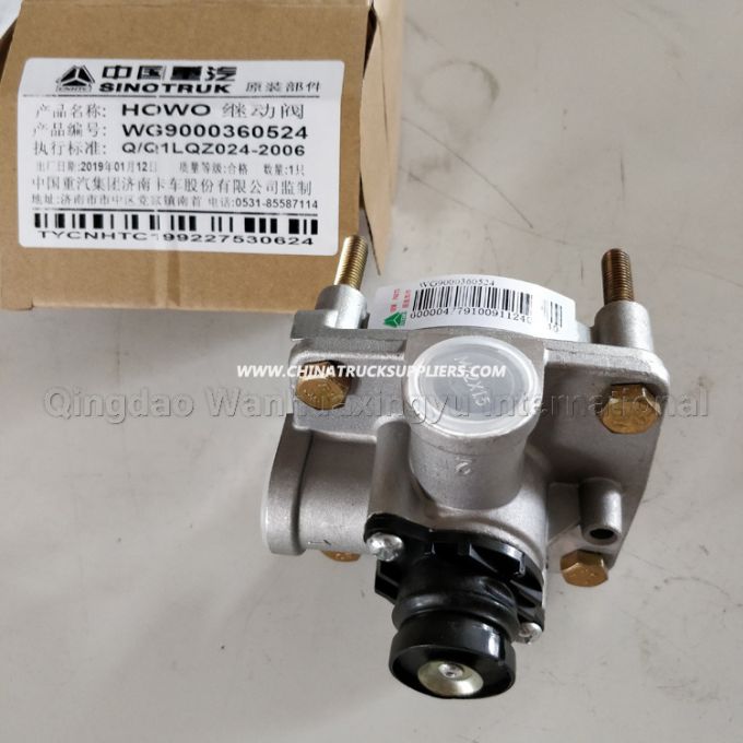 Sinotruk Spare Parts HOWO Truck Relay Valve Wg9000360524 