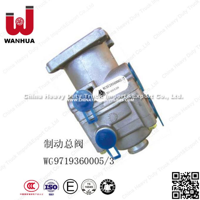 Sinotruk Spare Parts Service Brake Valve for HOWO Truck (Wg9719360005) 