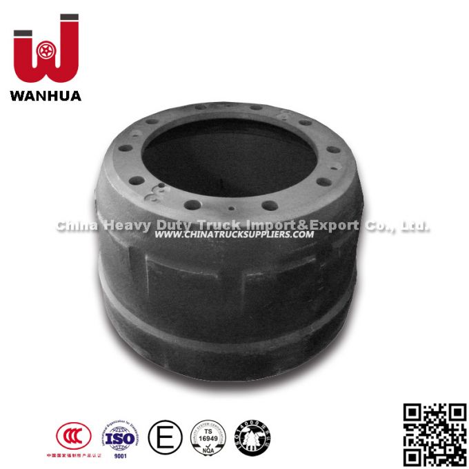 Sinotruk HOWO Truck Spare Parts Rear Brake Drum Az9112340006 for Axle 