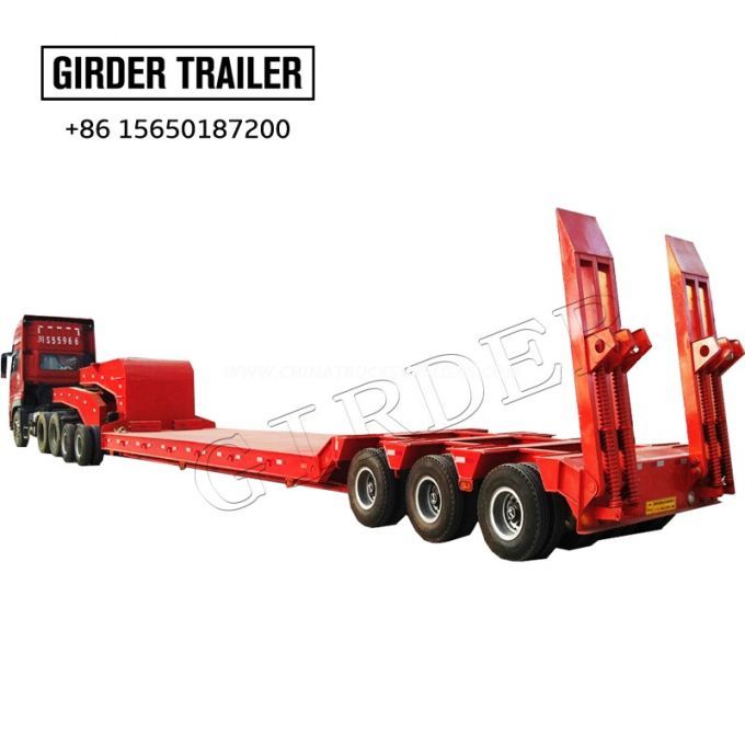 hydraulic low bed  trailer 